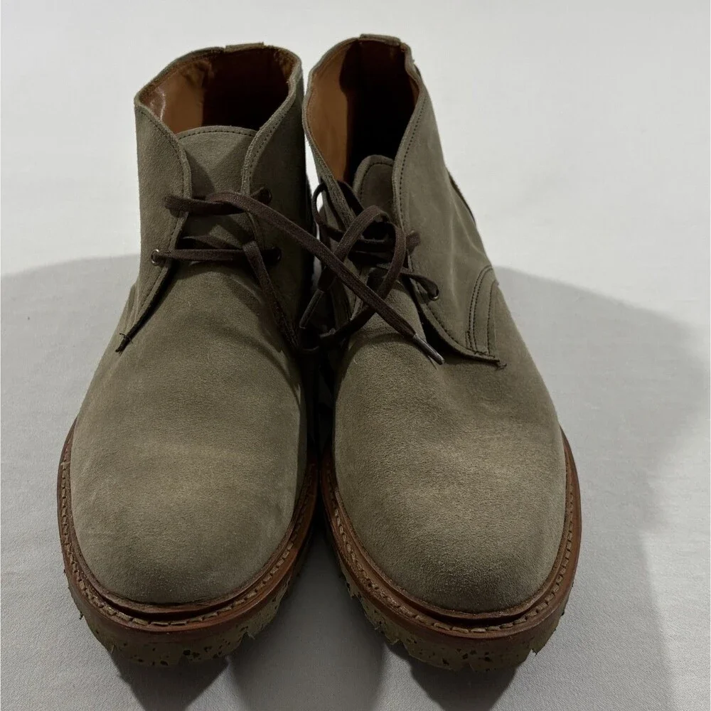 Allen Edmonds Discovery Chukka Suede Leather Gray Tan 4950 Sneakers Shoes 11.5